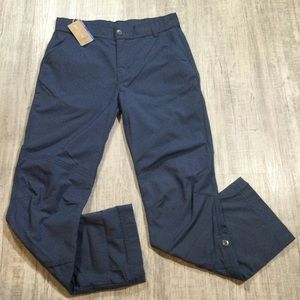 Patagonia Girls Size Large Durable Roll Up Tabs Outdoor Hiking Pants In Blue
